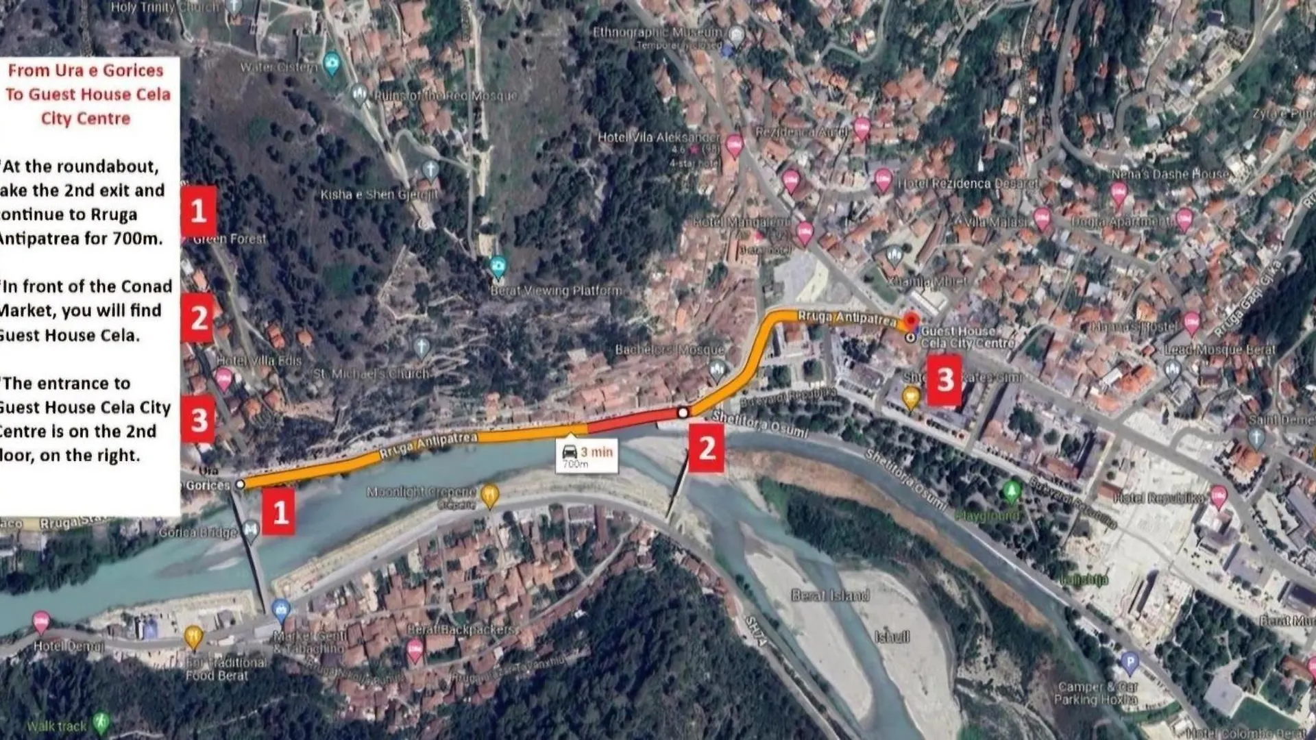 Guest House Cela City Centre Berat Albanie